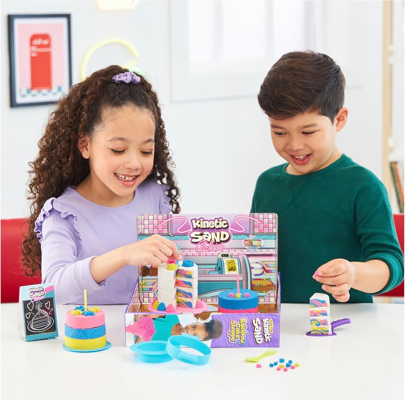 Kinetic Sand 動力沙 Rainbow Cake Shoppe Playset