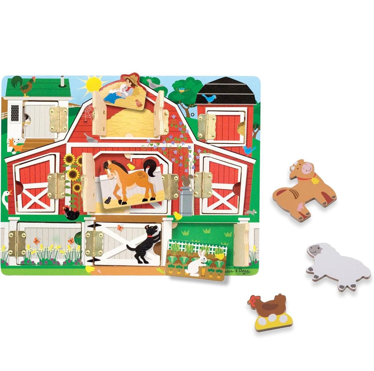 Melissa & Doug - 手多多Busy board (Hide & Seek Farm) 🔓