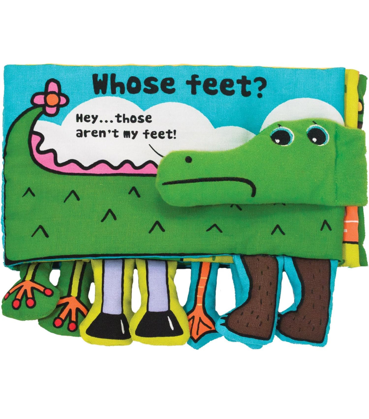 Melissa & Doug - Whose feet? 軟圖書 (8面) 👣