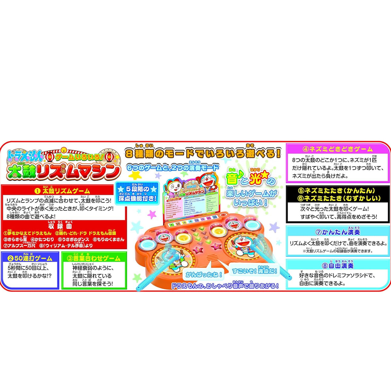 Doraemon 多啦A夢 閃燈噹噹太鼓🥁