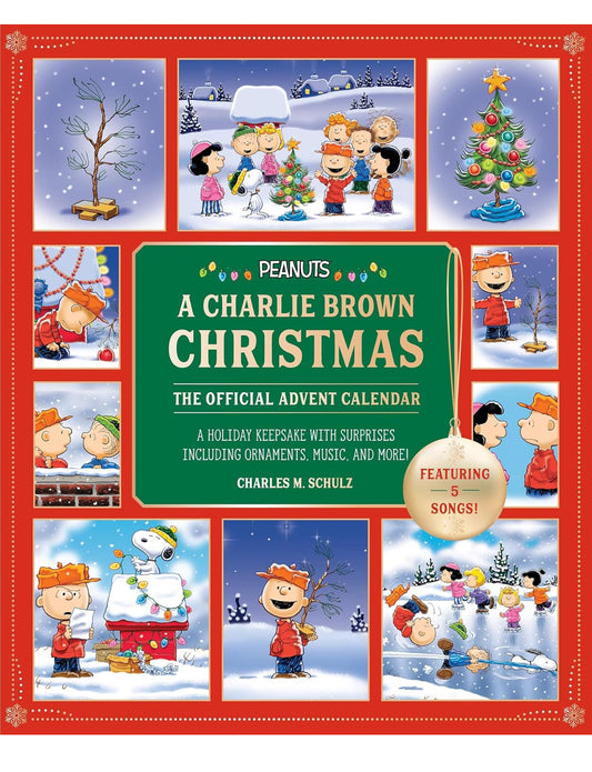 Peanuts A Charlie Brown 聖誕倒數月曆 (including ornaments, music and more!)