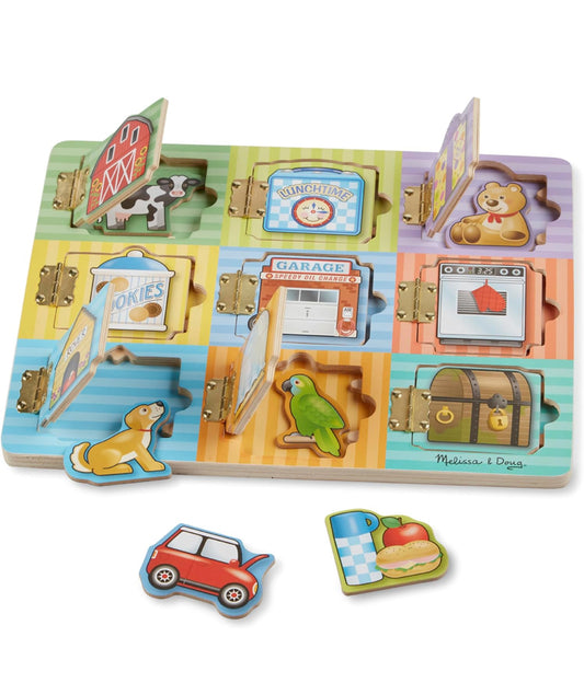 Melissa & Doug - 手多多Busy board (Hide & Seek 磁石puzzle) 🔓