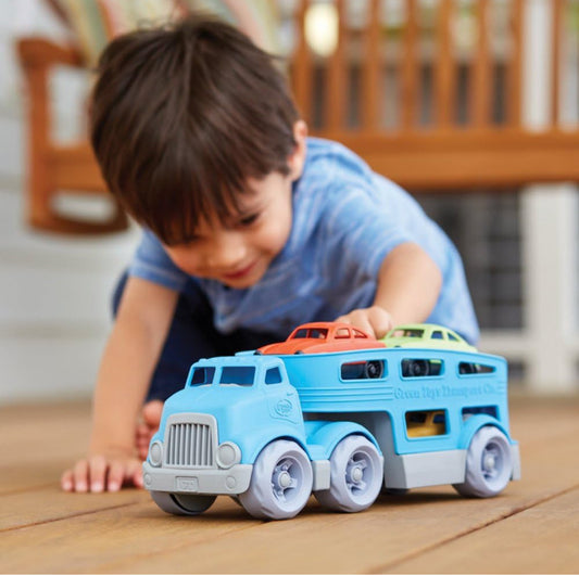 Green Toys - Car Carrier 汽車運輸車 4件套 Play Set