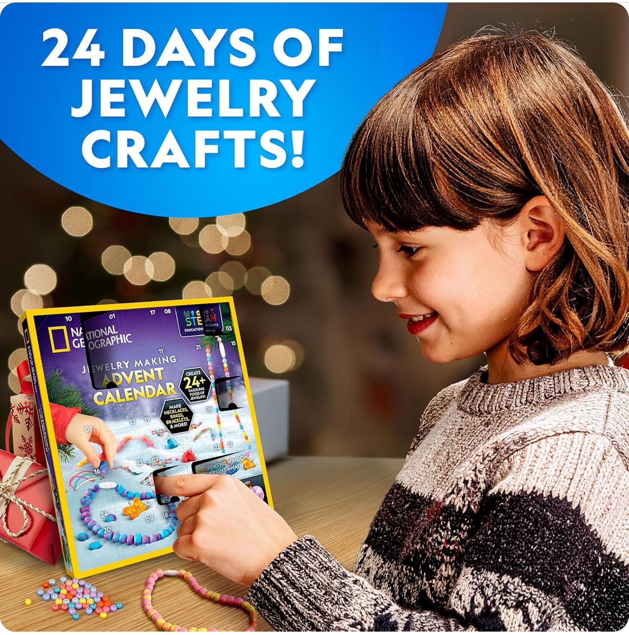 NATIONAL GEOGRAPHIC 小小珠寶收藏家 聖誕倒數月曆