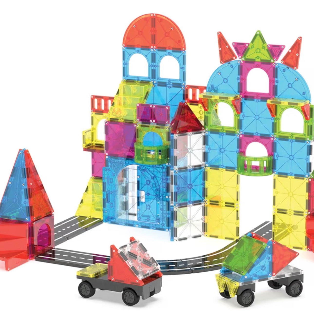Magna-Tiles 磁力片積木玩具 - City Center 110塊套裝