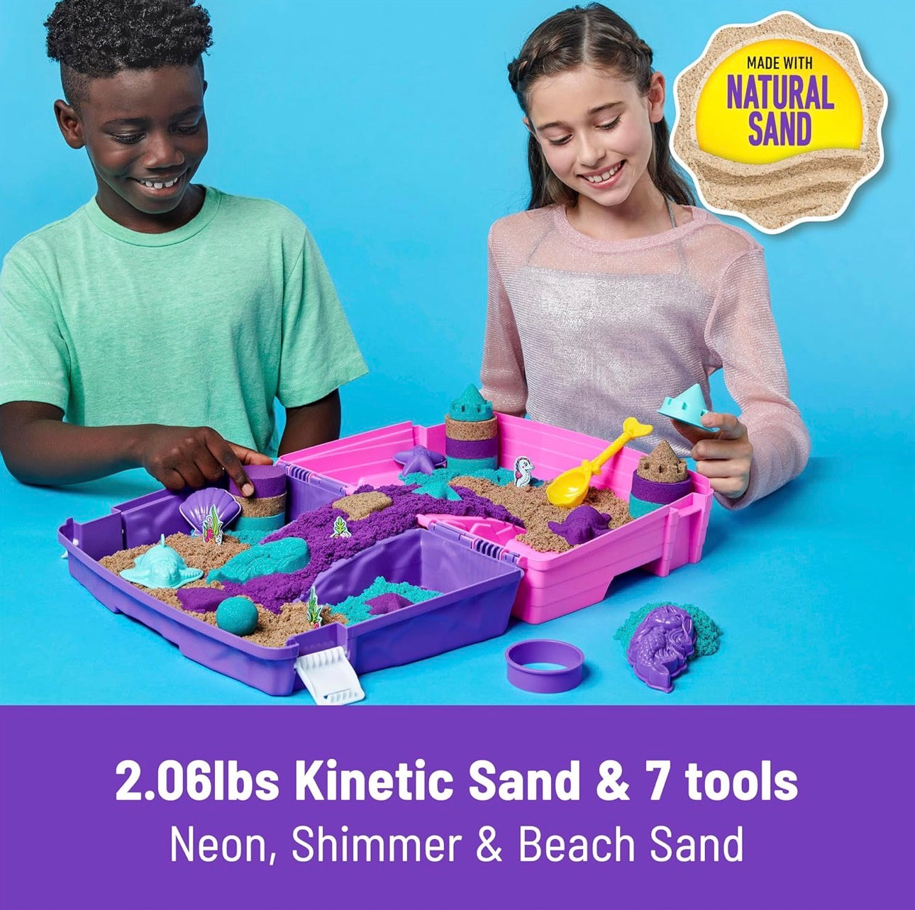 Kinetic Sand 動力沙 Mermaid Palace 工具箱套裝