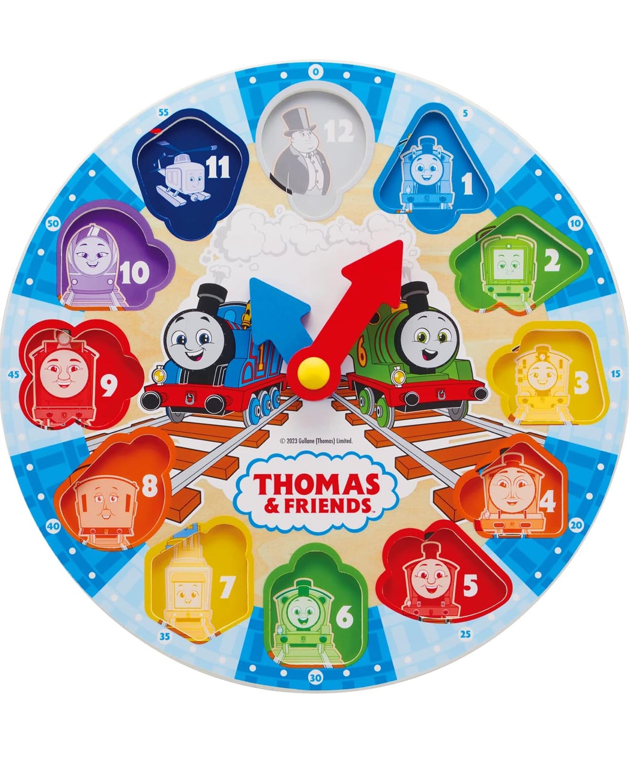 Thomas & Friends - 火車頭Thomas 木製時鐘小積木