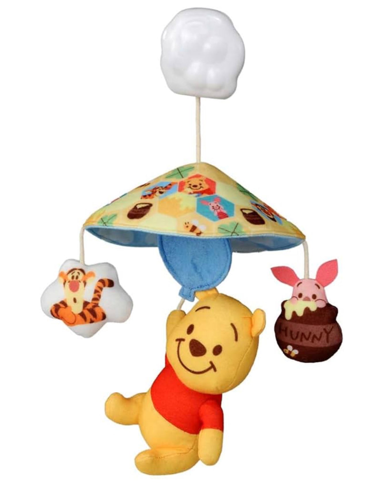 Disney Winnie the Pooh 多重觸感掛掛樂