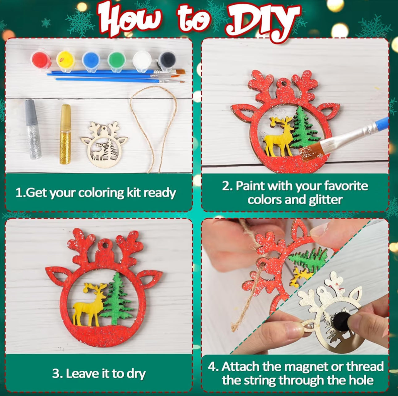 [Limited Time] Santa's Christmas Craft Kit 聖誕小手工套裝