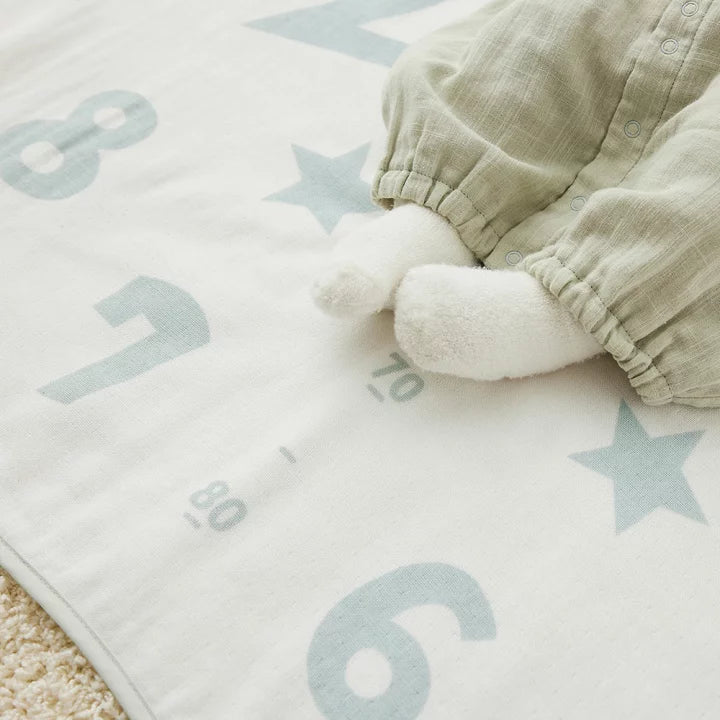 10mois - 高質紀念成長包被浴巾 (tupera tupera款)