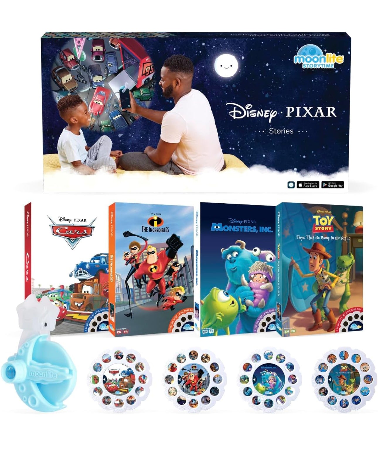 Moonlite月光故事投影機禮盒 -  PIXAR