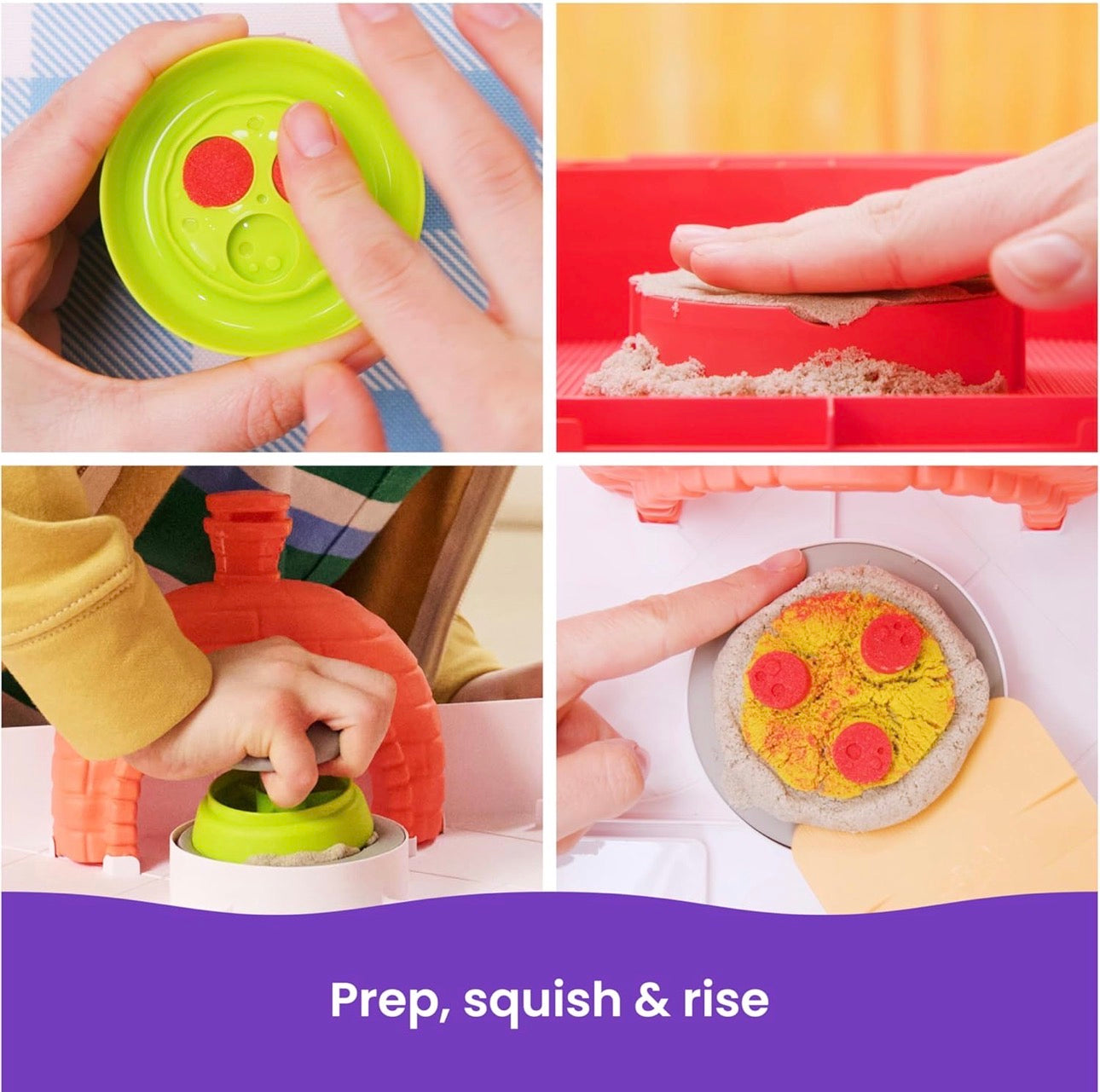 Kinetic Sand 動力沙 SquishPizza Rising Pizza Oven Playset