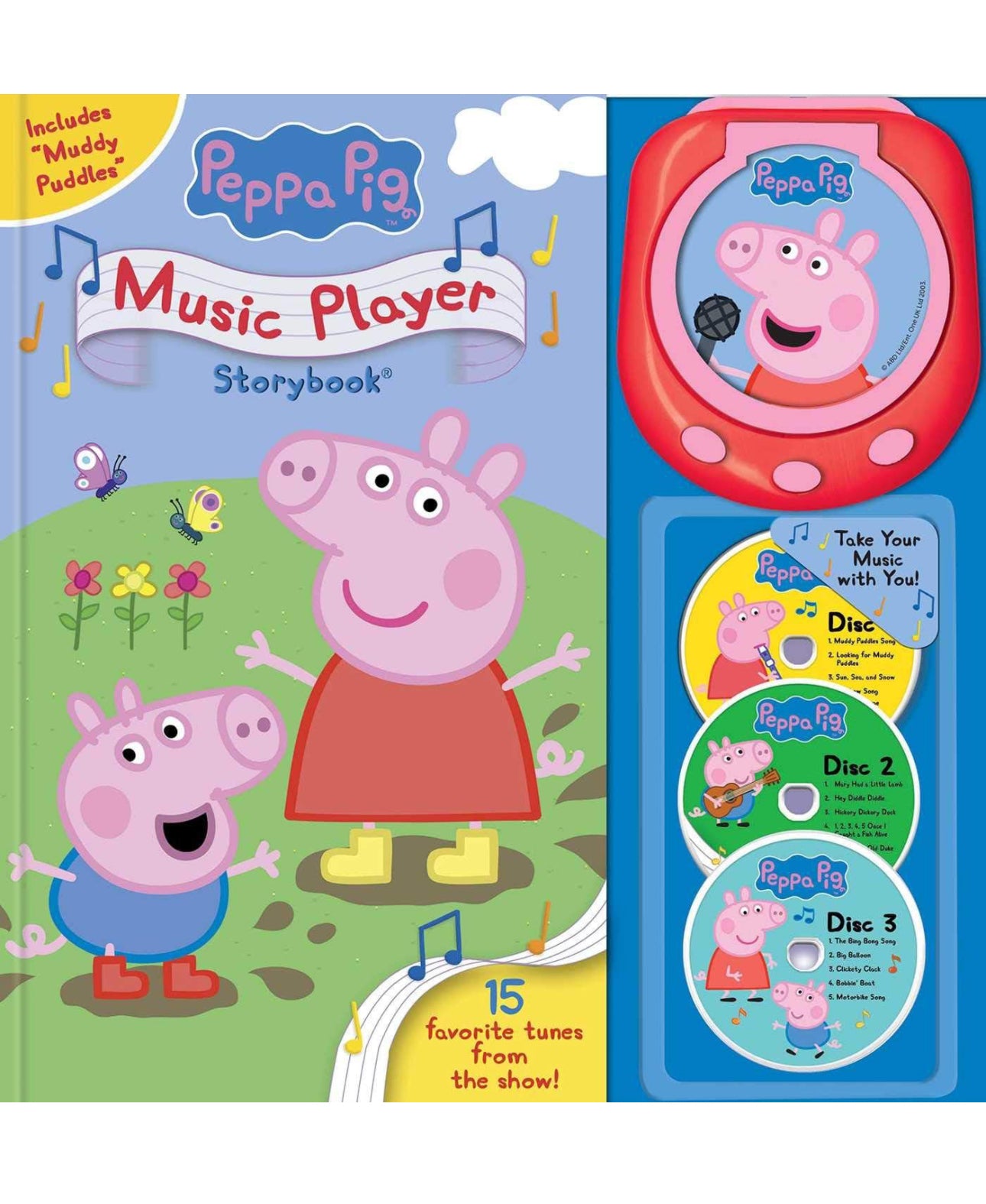 Peppa Pig - 經典兒歌 CD player 圖書套裝