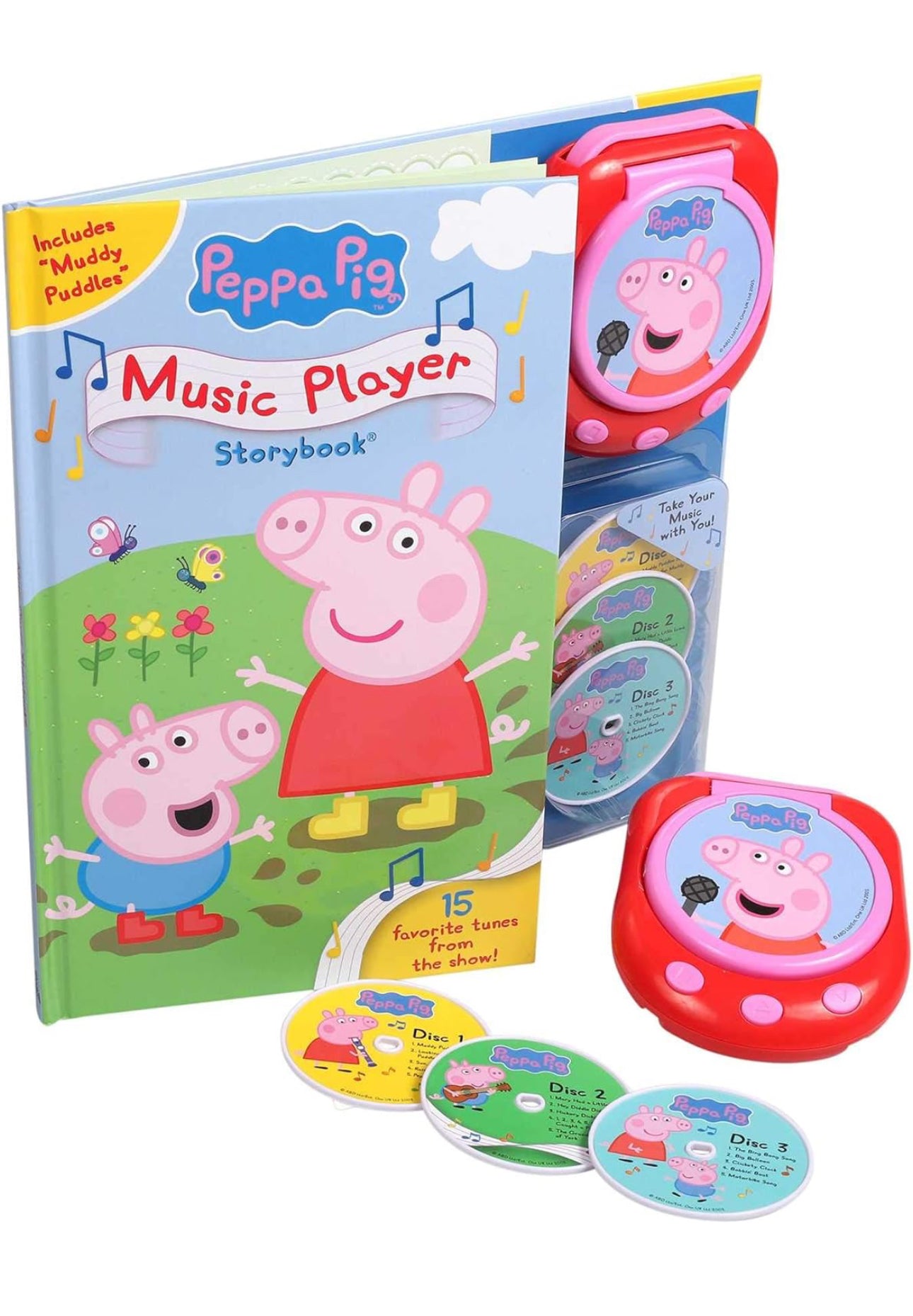 Peppa Pig - 經典兒歌 CD player 圖書套裝