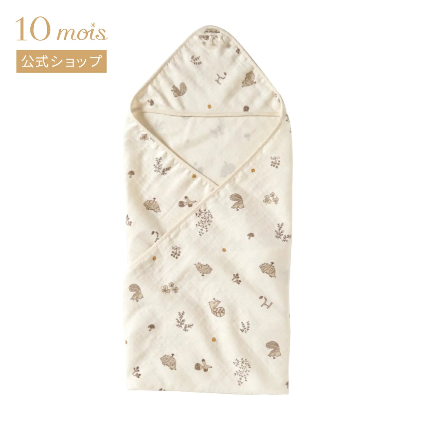 10mois -  日本製三重紗方型包被 (Minori)