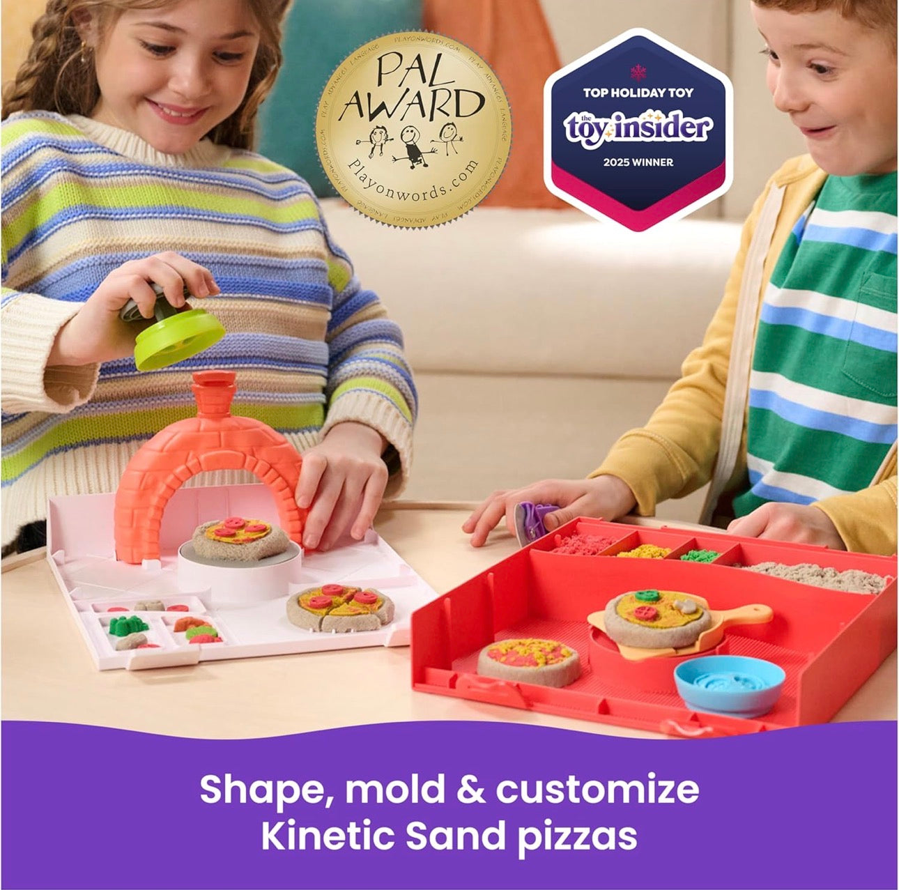 Kinetic Sand 動力沙 SquishPizza Rising Pizza Oven Playset