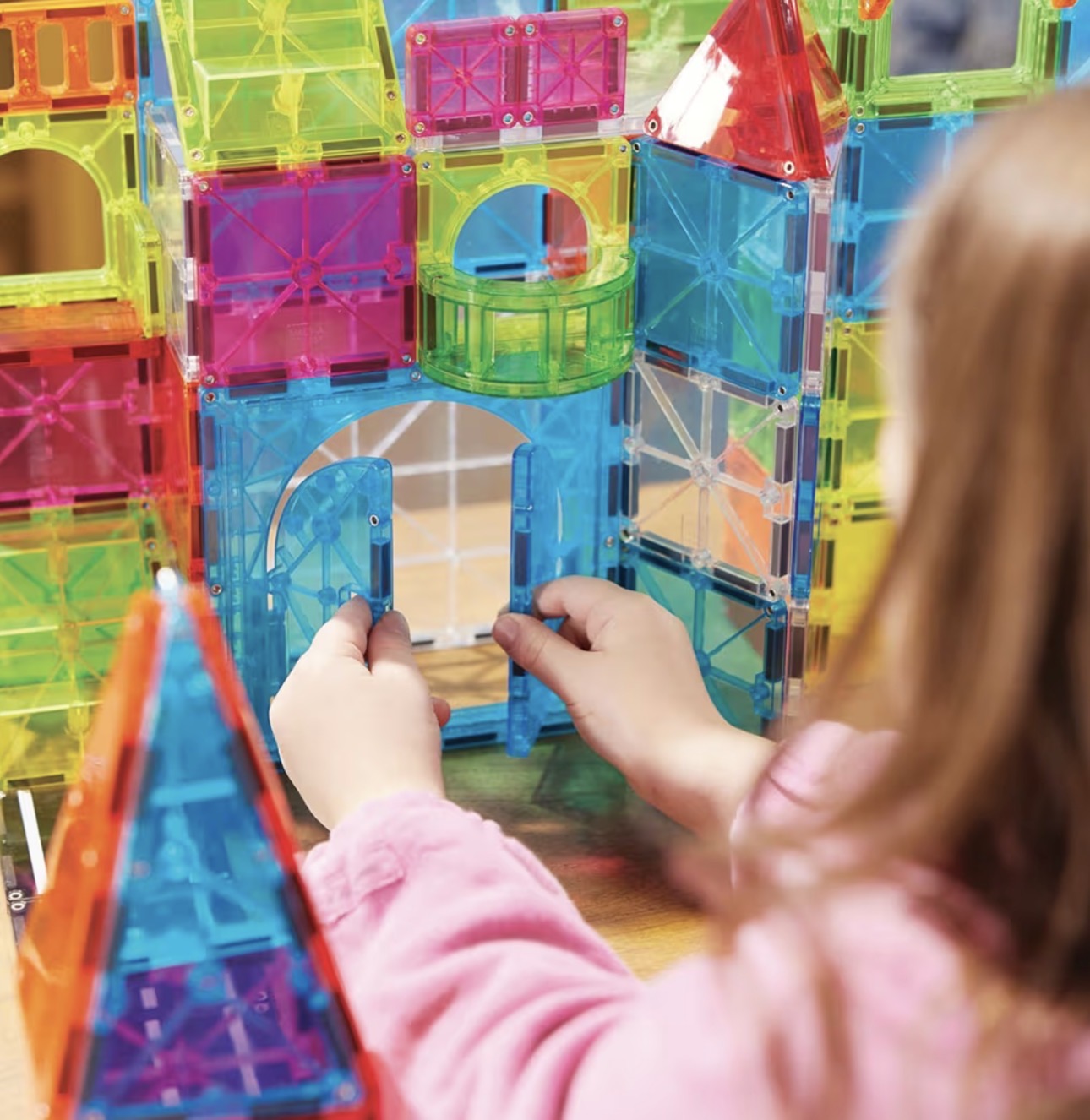 Magna-Tiles 磁力片積木玩具 - City Center 110塊套裝