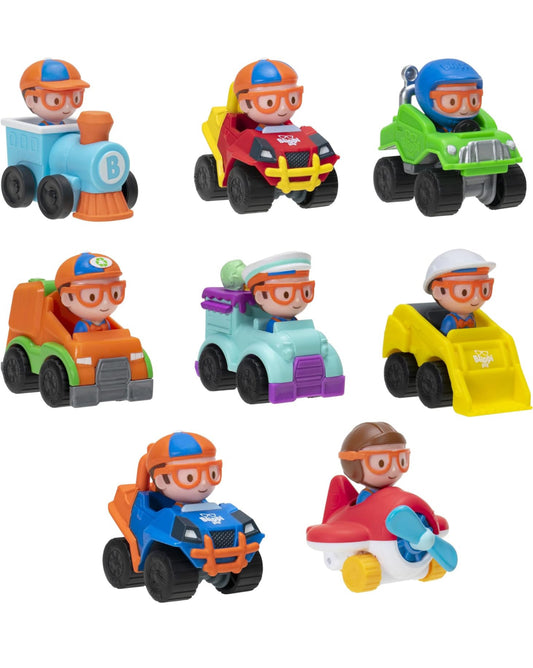 Blippi 回力車車8件套裝🚗