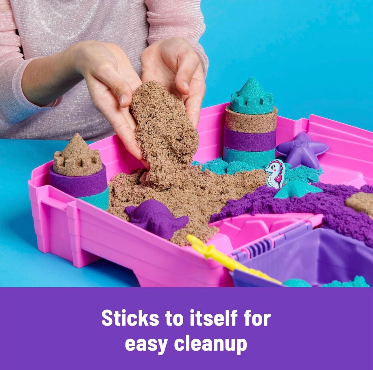 Kinetic Sand 動力沙 Mermaid Palace 工具箱套裝