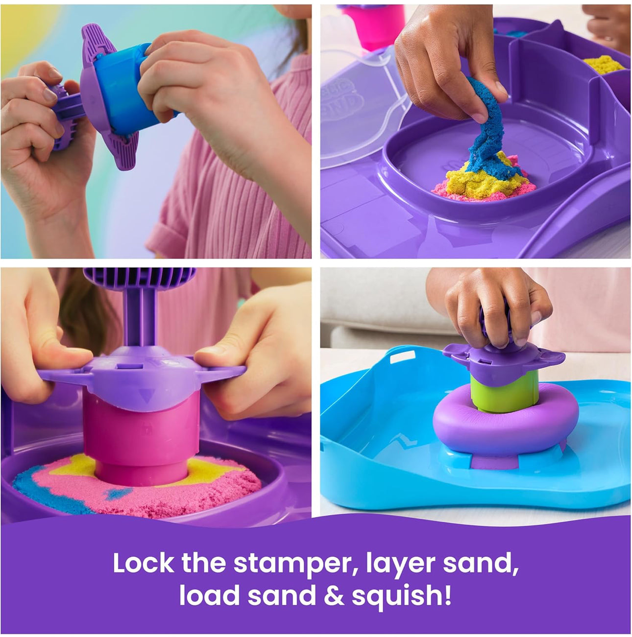Kinetic Sand 動力沙 Squish Motion Set