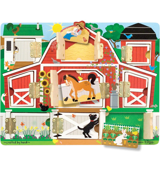 Melissa & Doug - 手多多Busy board (Hide & Seek Farm) 🔓