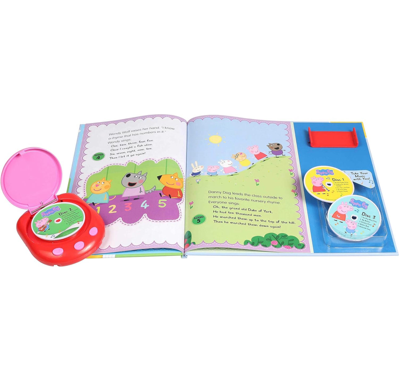 Peppa Pig - 經典兒歌 CD player 圖書套裝