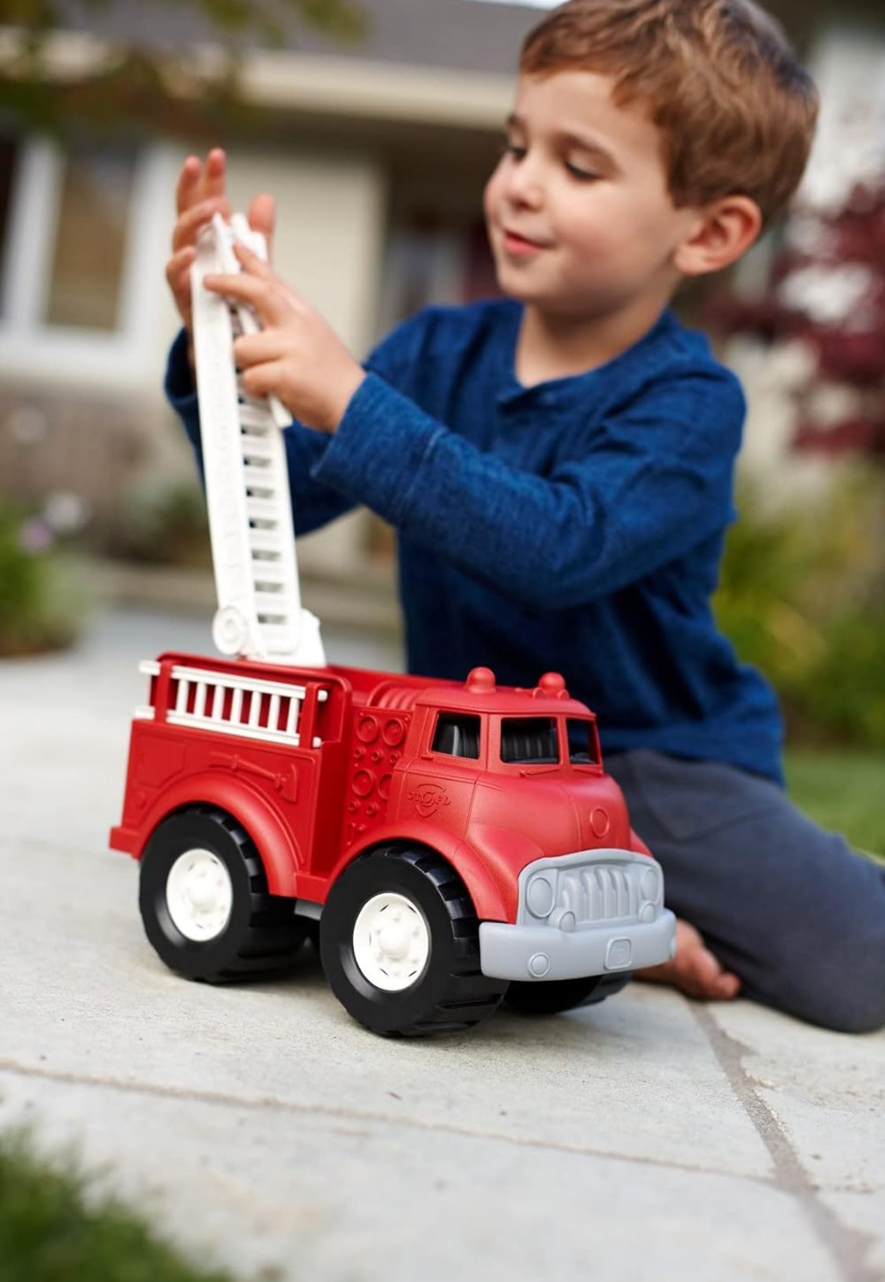 Green Toys - Fire Truck 消防車 (Red / Pink)