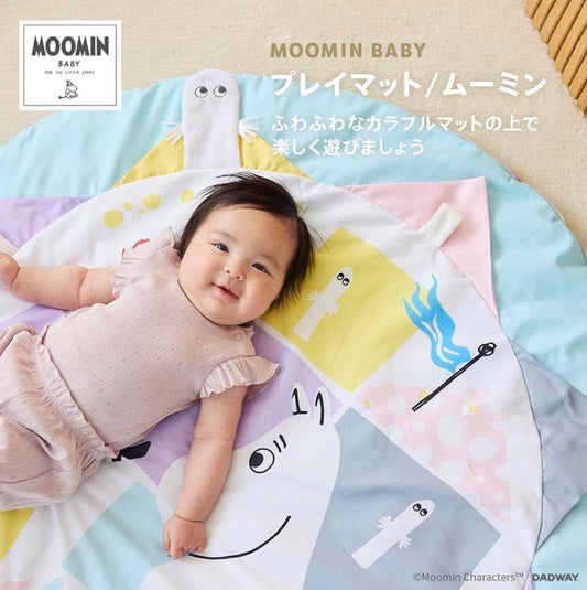 Moomin - 北歐風姆明拼布圓形 Play Mat