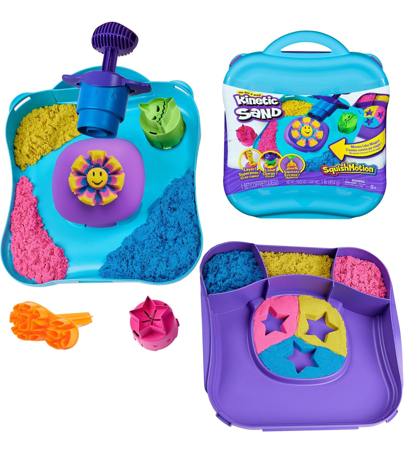 Kinetic Sand 動力沙 Squish Motion Set