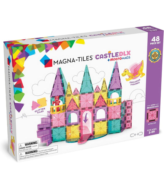 Magna-Tiles 磁力片積木玩具 - Castle DLX 48塊套裝