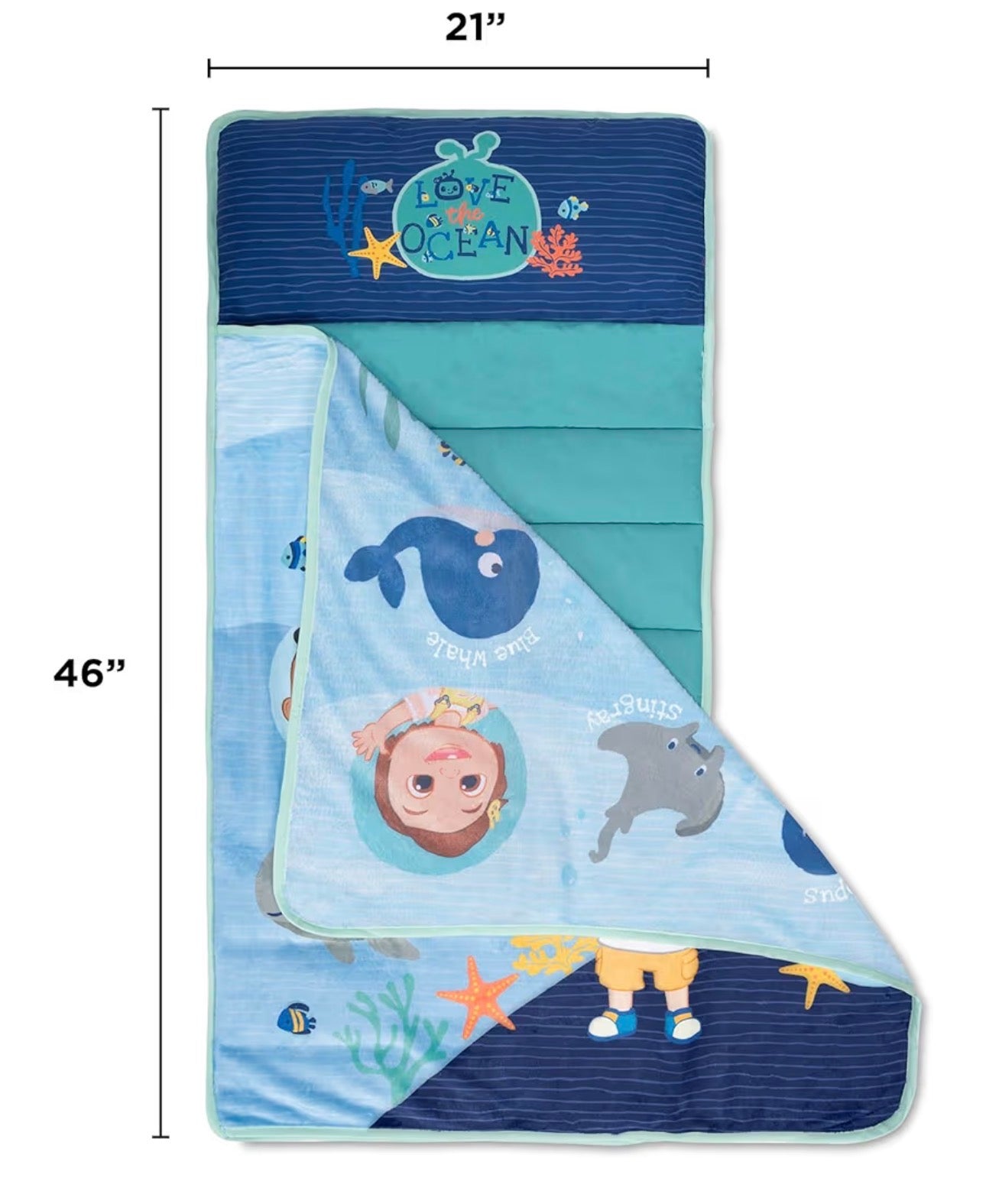 Cocomelon Love The Ocean Nap Mat