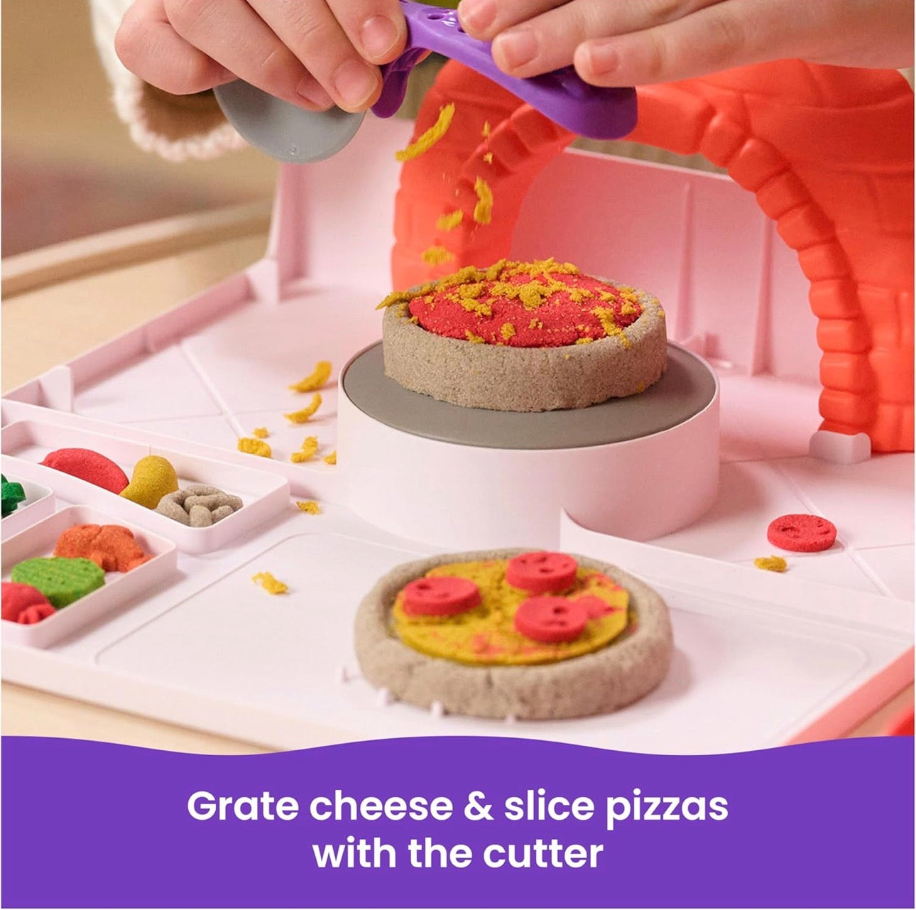 Kinetic Sand 動力沙 SquishPizza Rising Pizza Oven Playset