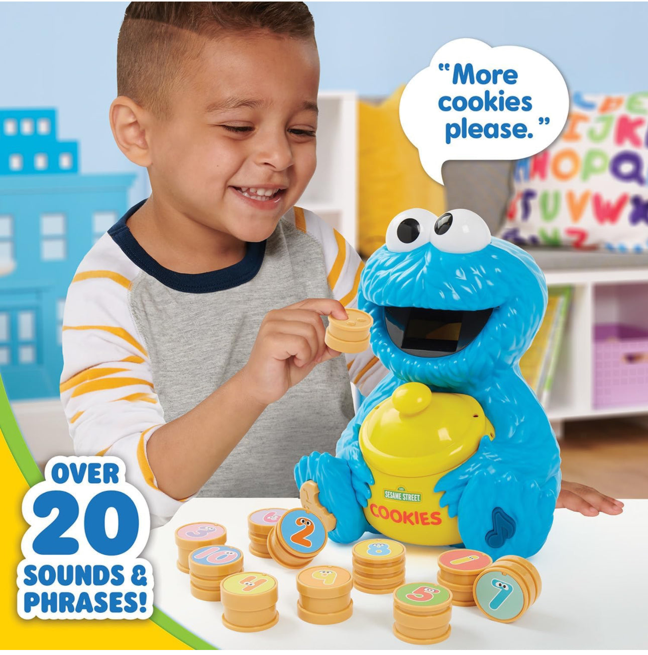 Sesame Street - 芝麻街 Cookie Monster 曲奇數數罐🍪