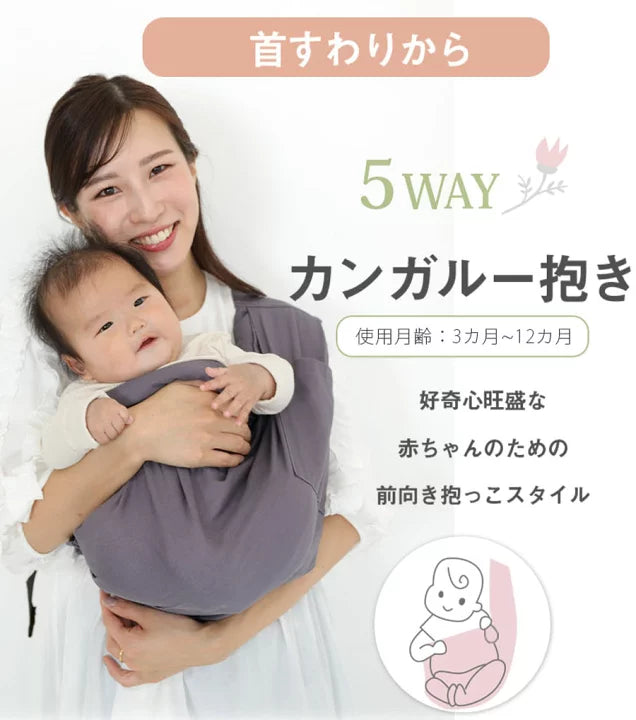 Kerata 超輕皇牌6 ways 初生袋鼠揹帶 (0-24M 適用)