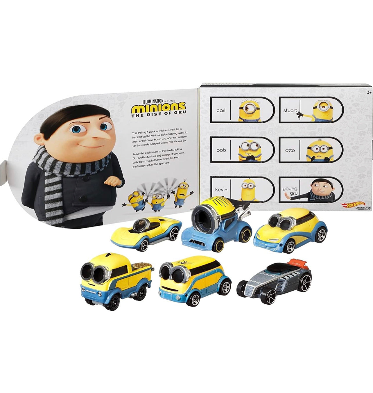 Hot wheels x Minions 主題車車套裝