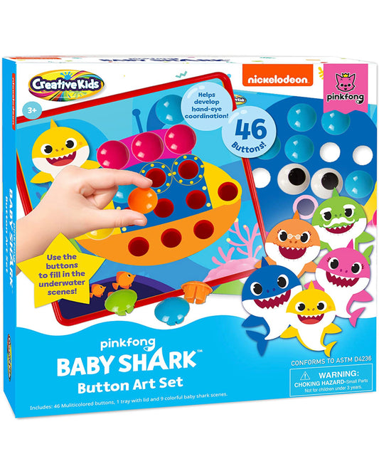 Baby Shark Button Art Set
