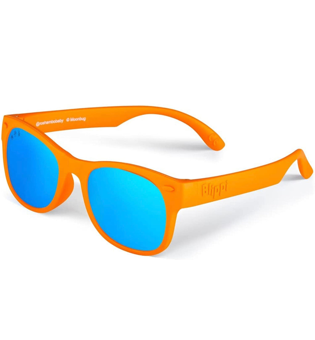 Blippi POLARIZED BB太陽眼鏡🕶️ (黑色鏡片 / 藍色鏡面)