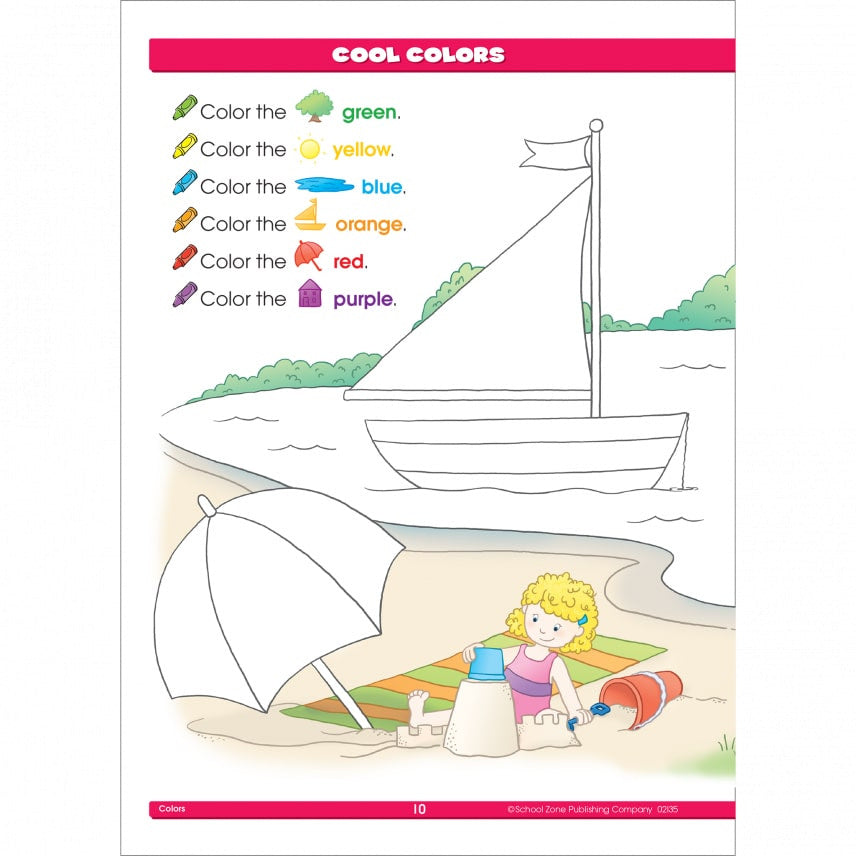 School Zone-Preschool Workbook (Basic)