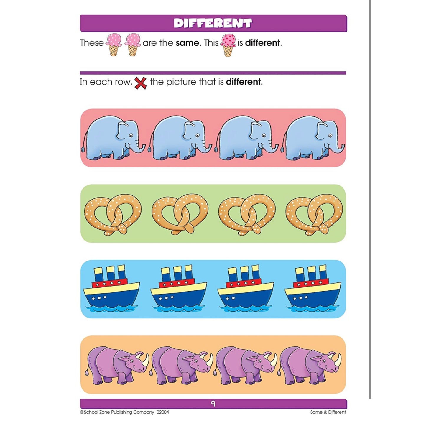 School Zone - K1 Reading/ Maths workbook (Math Readiness)