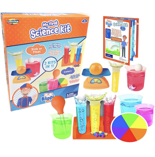 𝗖𝗿𝗲𝗮𝘁𝗶𝘃𝗲 𝗞𝗶𝗱𝘀 X 𝗕𝗹𝗶𝗽𝗽𝗶 My first Science Kit (Colours + Sink & Float)