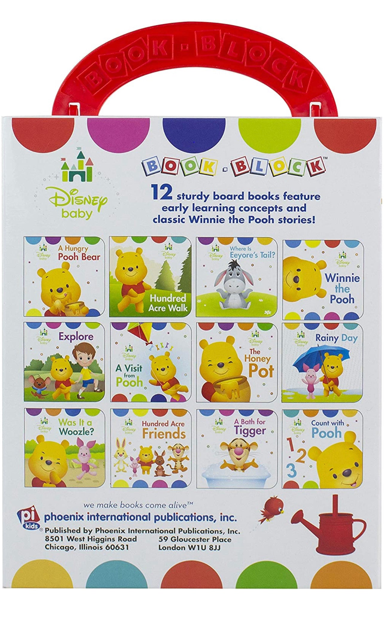 Disney - 小熊維尼 Winnie the Pooh My first block book (12本裝)