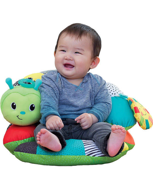 Infantino - 2-in-1 Tummy Time 毛毛蟲多功能C型枕🐛