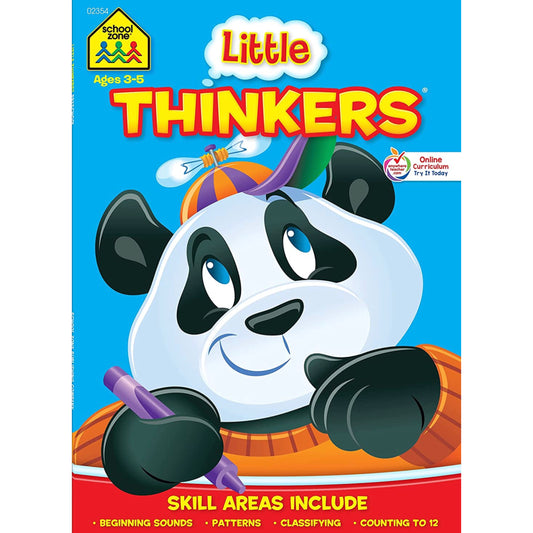 School Zone - Preschool Workbook (64pages) Little Thinkers