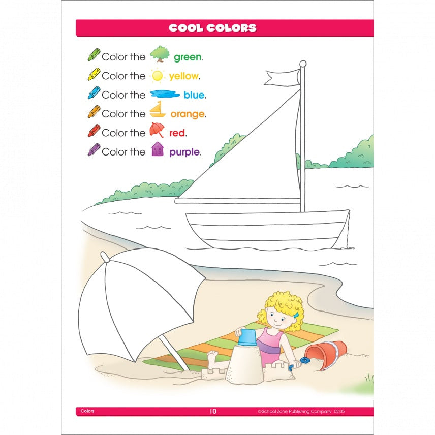 School Zone-Preschool Workbook (Scholar)