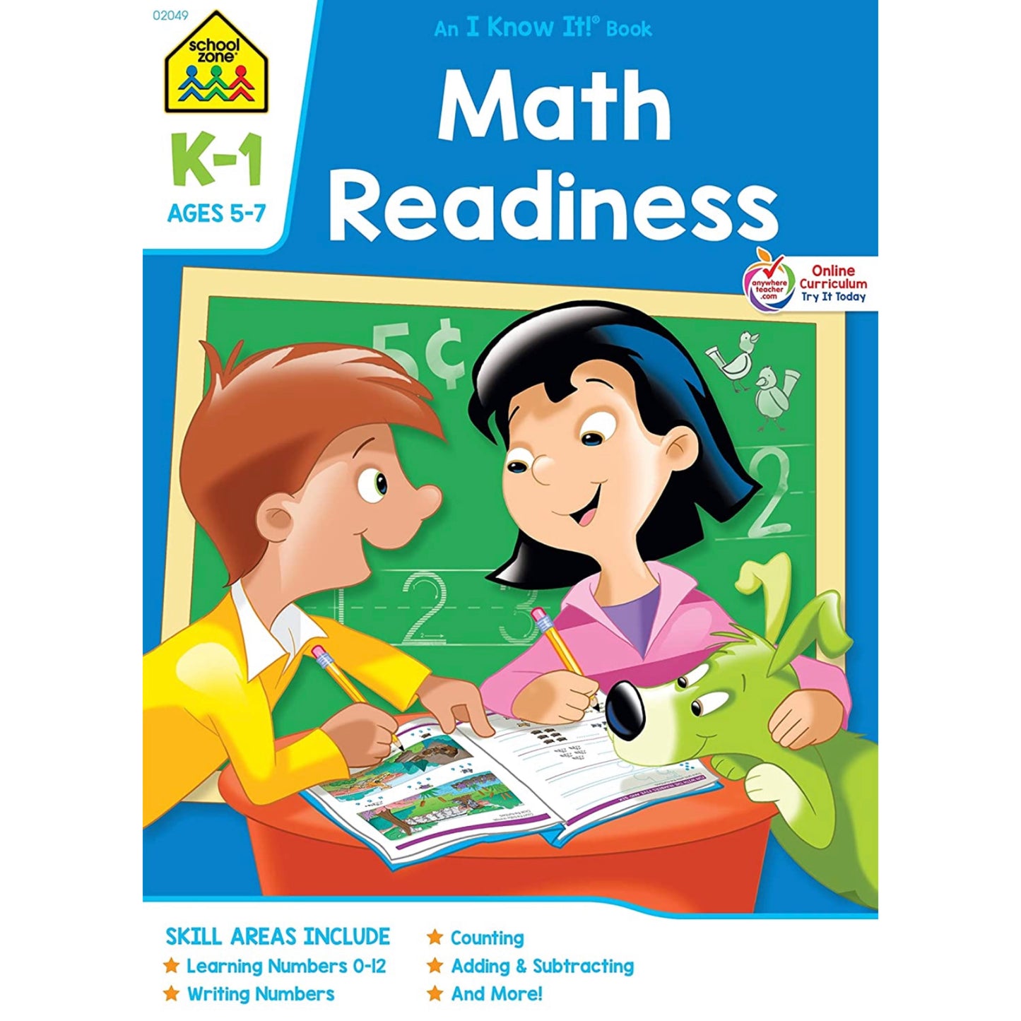 School Zone - K1 Reading/ Maths workbook (Reading Readiness 1)