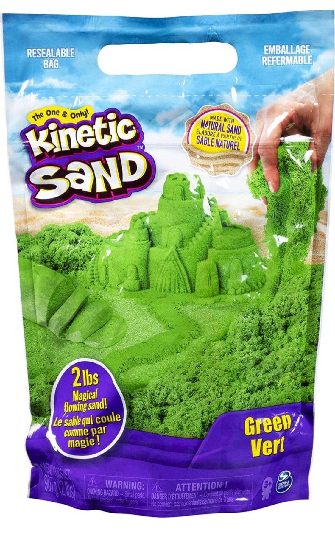 Kinetic Sand 動力沙 (閃閃湖水藍色-2磅裝)