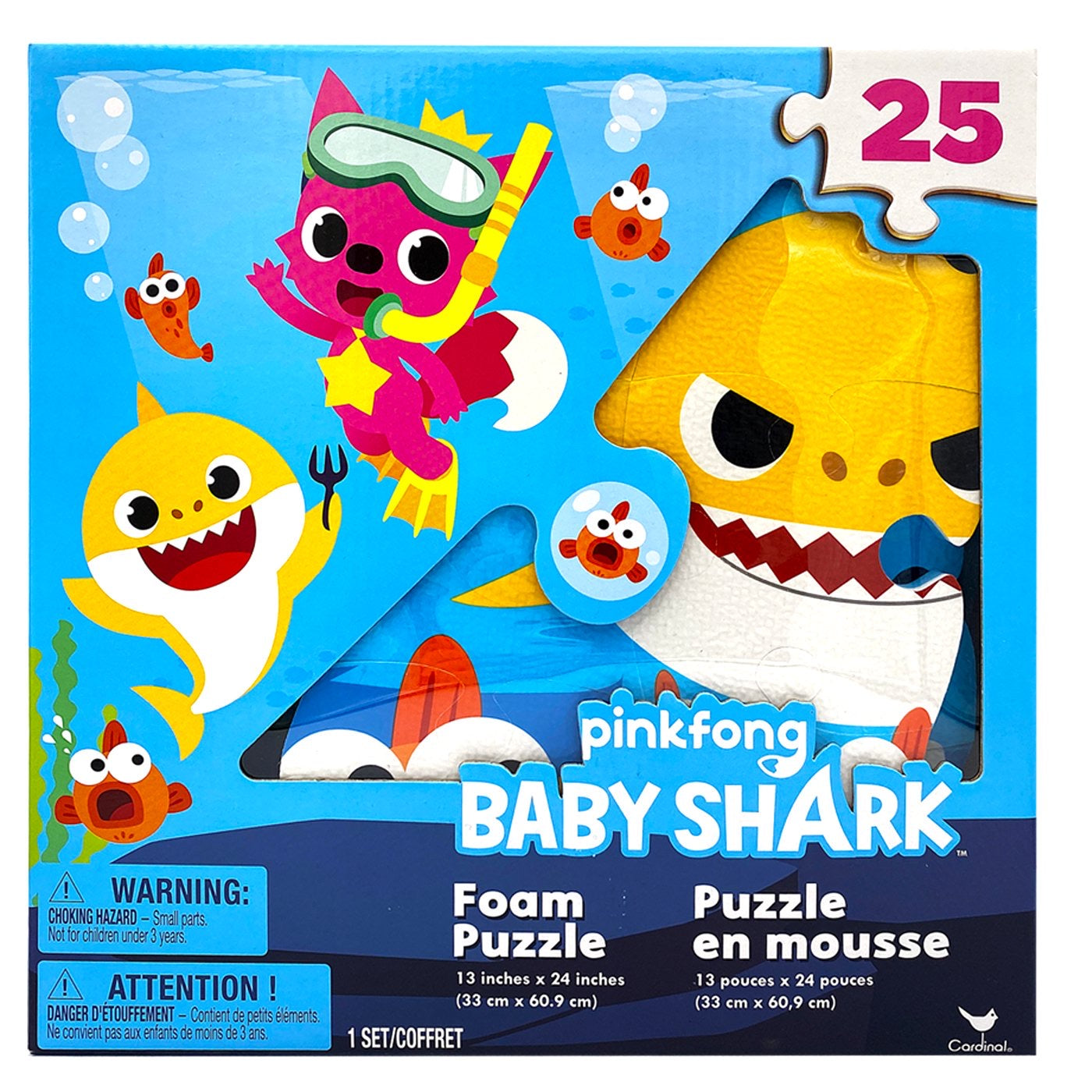 Baby Shark 大大塊泡沫膠 Floor Puzzle (25件裝)