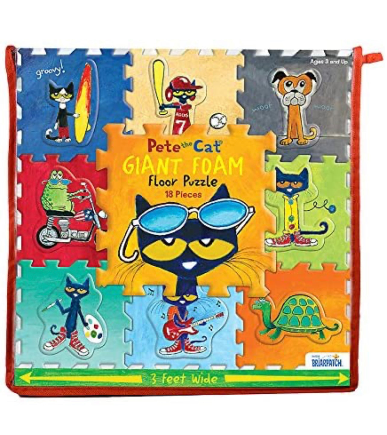 Pete the Cat 大大塊泡沫膠 Floor Puzzle (91 x 91cm)