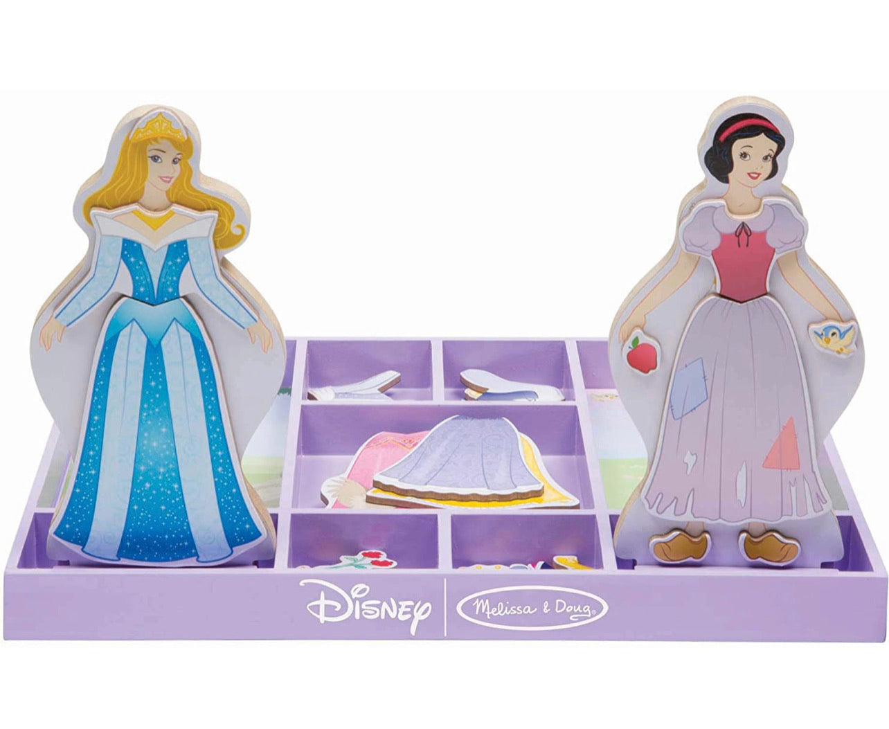 Melissa & Doug X Disney 👸🏼迪士尼公主木製磁貼換衫遊戲套裝