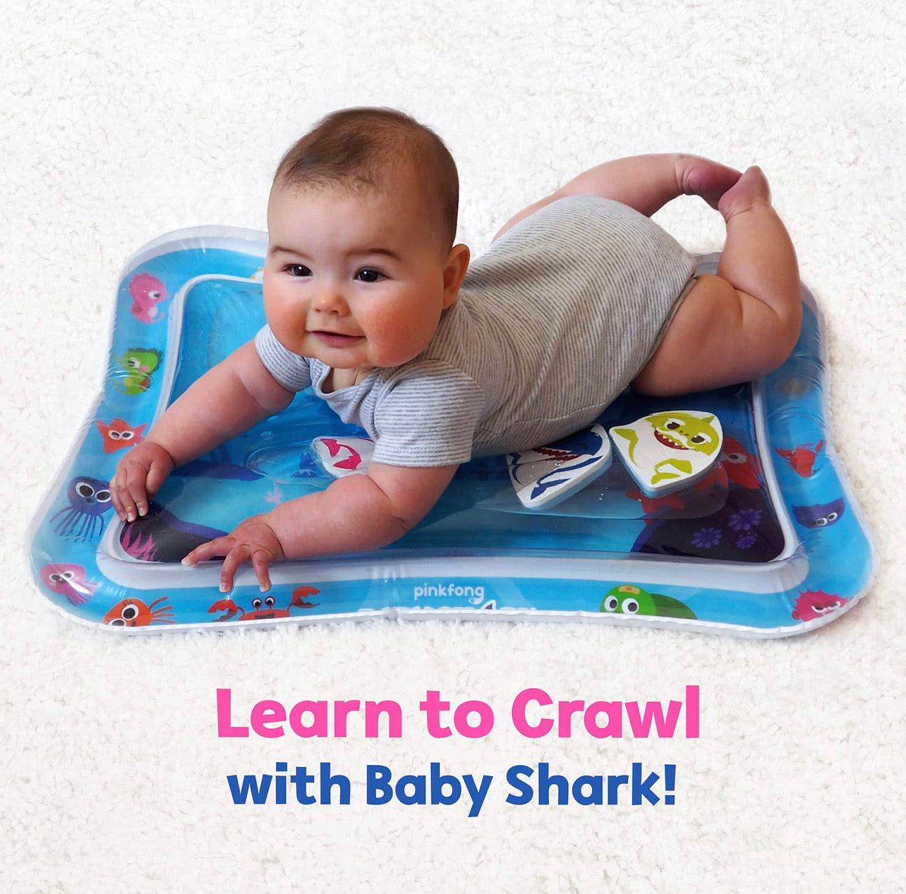 Baby Shark Tummy Time Play Mat